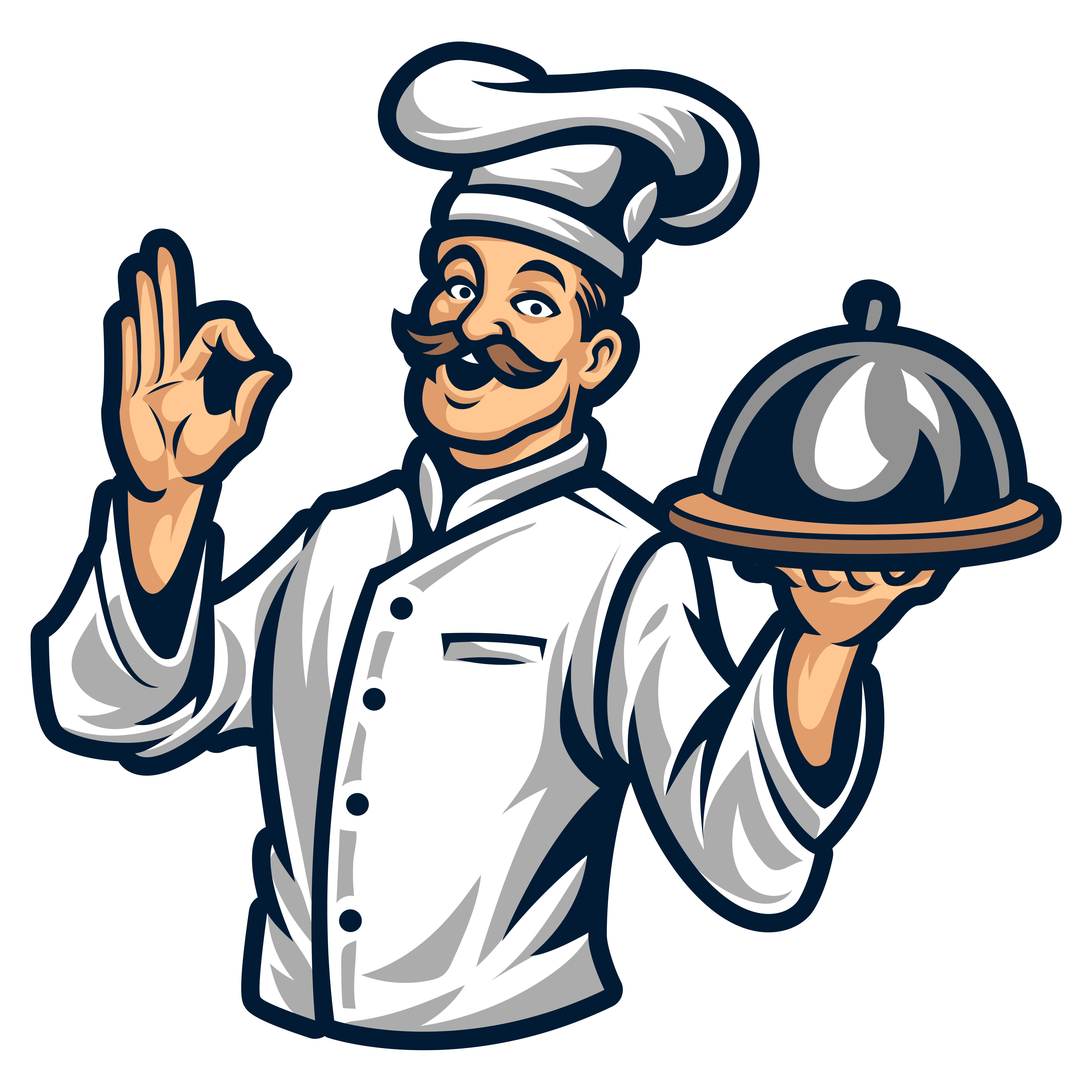 Catering Person Mockup